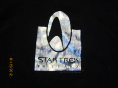 Star Trek 30 Years Silver Logo T Shirt XL