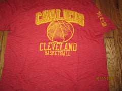 Cleveland Cavaliers Logo Vintage Fit Red T Shirt XXL Adidas