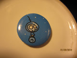 Moby Leetle Eediot Logo Promo Pin