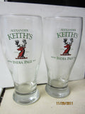 Alexander Keith's IPA Set Of Two Pint Glasses Nova Scotia Canada