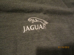 Jaguar Motors Embroidered Logo Grey Fashion T Shirt XL