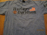 Harley Davidson Honolulu Hawaii Blue T Shirt Medium
