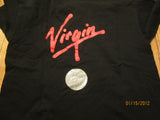 Virgin Atlantic Airlines Logo Black T shirt Large
