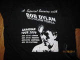 Bob Dylan Modern Times 2006 Canadian Tour T Shirt XL RARE!