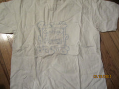 Cynthia Rowley Logo White T Shirt Medium