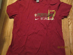 Portugal #17 Cristiano Ronaldo T Shirt XL World Cup Team Nike
