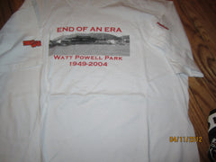 Watt Powell Park Charleston WV Closing T Shirt XL