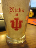 Nick's At Indiana University Small Beer Glass Vintage