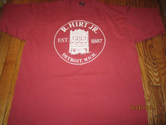 R Hirt Jr. Detroit Logo T Shirt XL Vintage Eastern Market