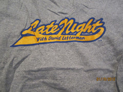 Late Night With David Letterman Vintage NBC Show T Shirt XXL