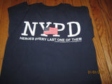 NYPD 9-11 T Shirt Medium New York Police Dept