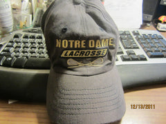 Notre Dame Lacrosse Adjustable Hat
