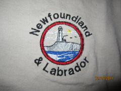 Newfoundland & Labrador Canada Embroidered Logo T Shirt XL