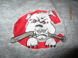 Charleston Riverdogs Embroidered Logo Grey T Shirt Large