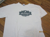 North Peak Brewing Archangel Summer Wheat Beer T Shirt Large Michigan Cherry