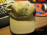 Ball Park Franks Emboidered Logo Khaki Hat Hot Dogs