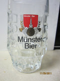 Munster Bier 0.25ltr Heavweight German Beer Glass Stein