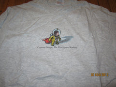 Curious George The First Space Monkey T Shirt XL