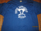 Custer Battelfield Montana Logo Blue T Shirt Large Vintage 80's