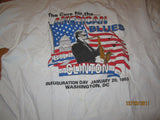 Bill Clinton Playing Saxaphone 1993 Presidential Inauguration T Shirt XXL