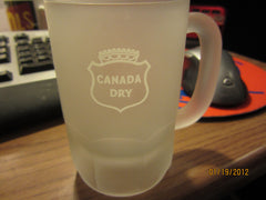 Canada Dry Ginger Ale Logo Vintage Frosted Short Mug
