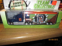 Detroit Tigers 1999 Logo Mini Die Cast Semi Truck
