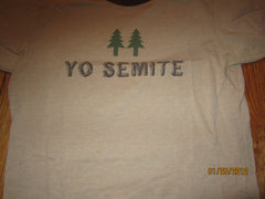 Yo Semite Vintage Fit Ringer T Shiirt Medium Jewish