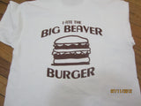 Big Beaver Tavern "I Ate A Big Beaver Burger" T Shirt Medium Troy Michigan