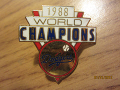 Los Angeles Dodgers 1988 World Champions "V" Shape Metal Min