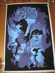 Black Angels & Warlocks Show Poster From Aquarium