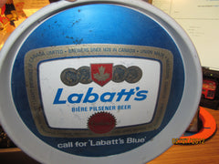 Labatt's Blue Beer Vintage Metal Beer Tray 13 Inches Round Canada