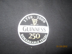Guinness Stout 250th Anniversary T Shirt Large Ireland Beer Irish
