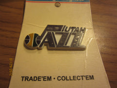 1990's Utah Jazz Old Logo Magnet Mint On Card