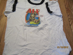 Alf Old TV Show Logo Ringer T Shirt Large