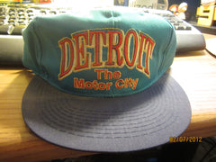 Detroit Michigan The Motor City Vintage Snapback Hat
