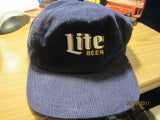 Miller Lite Beer Logo Vintage Corduroy Adjustable Hat