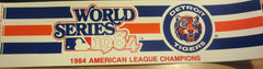 Detroit Tigers 1984 American League Champions World Series Bumper Sticker