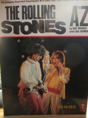 ROLLING STONES A to Z 1983 US Book Sue Weiner & Lisa Howard 150 Pages Mint