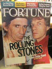 ROLLING STONES September 30, 2002 FORTUNE Magazine Mick & Keith Cover