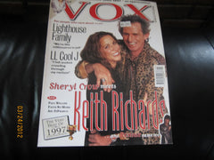 ROLLING STONES Keith Richards Cover VOX UK Magazine January 1998