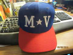 Vintage MINOR LEAGE M*V Team (?) Snapback Baseball Hat New Era Med/Large