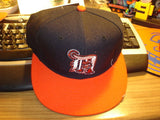 Detroit Togers 90's Road Logo Fitted Hat Size 7 New Era New W/Tag