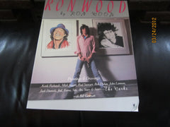 ROLLING STONES Ron Wood By Ron Wood Painting 1987 Book Bill German