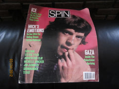 ROLLING STONES Mick Jagger Cover SPIN Magazine December 1989